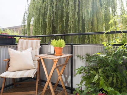 Balkong eller utsiktsbild