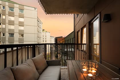 Balkong eller utsiktsbild