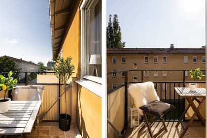 Balkong eller utsiktsbild