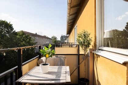 Balkong eller utsiktsbild