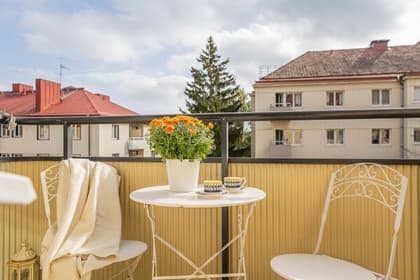 Balkong eller utsiktsbild