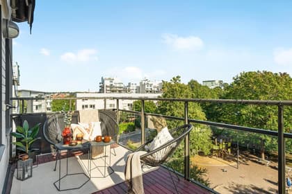 Balkong eller utsiktsbild