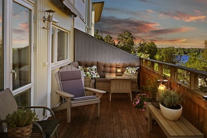 Balkong eller utsiktsbild