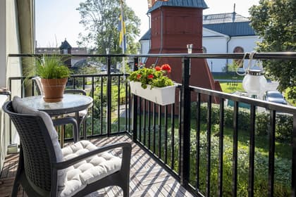 Balkong eller utsiktsbild