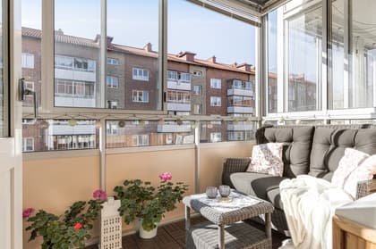 Balkong eller utsiktsbild