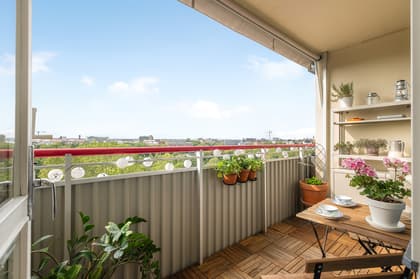 Balkong eller utsiktsbild