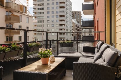 Balkong eller utsiktsbild