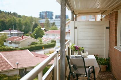 Balkong eller utsiktsbild