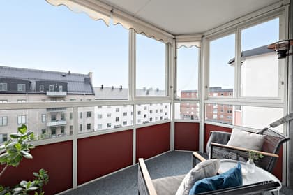 Balkong eller utsiktsbild