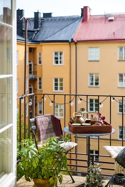 Balkong eller utsiktsbild