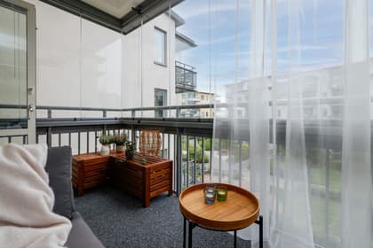 Balkong eller utsiktsbild