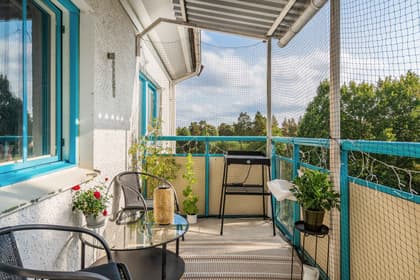 Balkong eller utsiktsbild