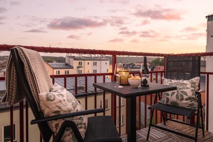 Balkong eller utsiktsbild