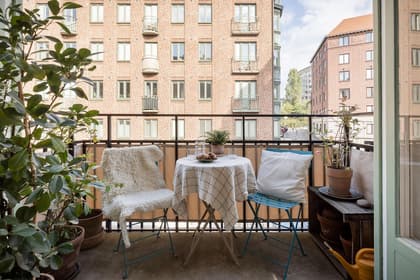 Balkong eller utsiktsbild