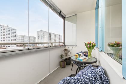 Balkong eller utsiktsbild