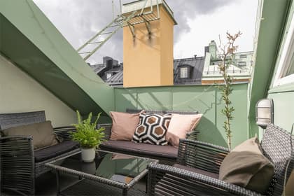 Balkong eller utsiktsbild