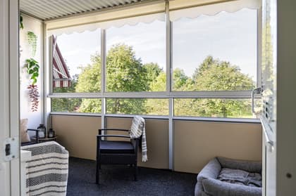 Balkong eller utsiktsbild