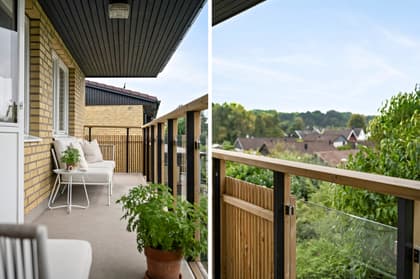 Balkong eller utsiktsbild