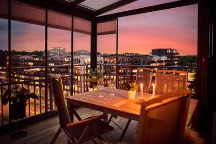 Balkong eller utsiktsbild