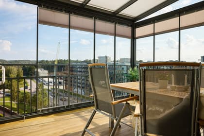 Balkong eller utsiktsbild