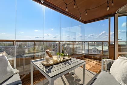 Balkong eller utsiktsbild