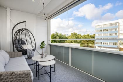 Balkong eller utsiktsbild