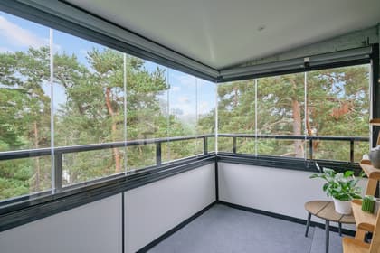 Balkong eller utsiktsbild