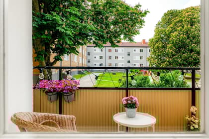 Balkong eller utsiktsbild