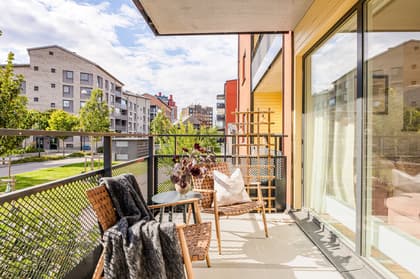 Balkong eller utsiktsbild