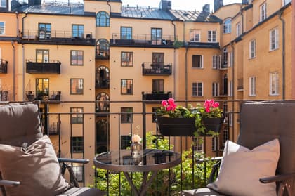 Balkong eller utsiktsbild