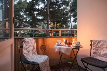 Balkong eller utsiktsbild