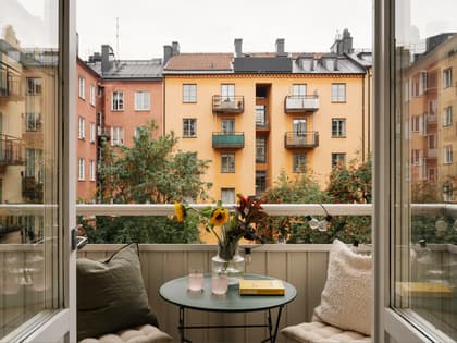 Balkong eller utsiktsbild