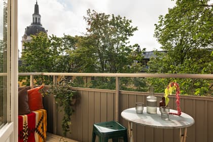 Balkong eller utsiktsbild