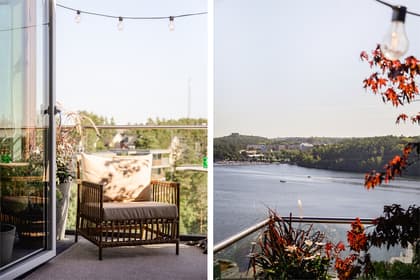 Balkong eller utsiktsbild