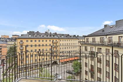 Balkong eller utsiktsbild