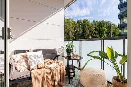 Balkong eller utsiktsbild