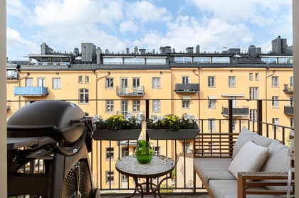 Balkong eller utsiktsbild