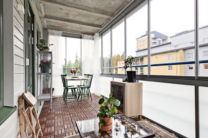 Balkong eller utsiktsbild