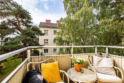 Balkong eller utsiktsbild