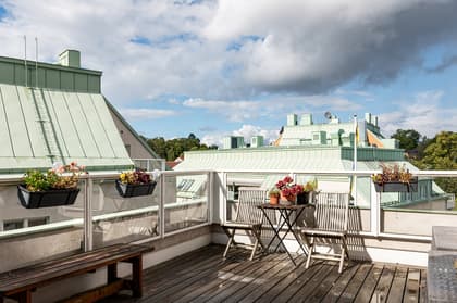 Balkong eller utsiktsbild