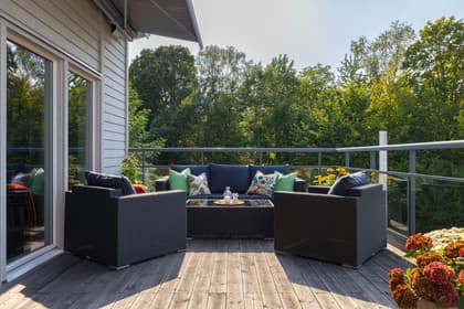 Balkong eller utsiktsbild