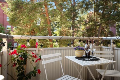 Balkong eller utsiktsbild