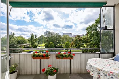 Balkong eller utsiktsbild