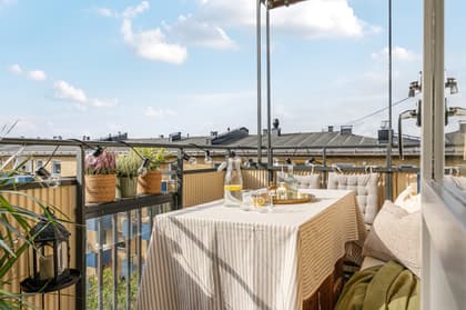 Balkong eller utsiktsbild