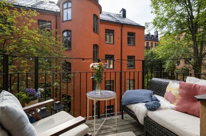 Balkong eller utsiktsbild