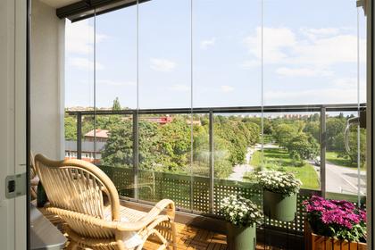 Balkong eller utsiktsbild