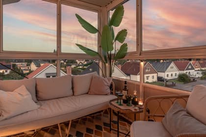 Balkong eller utsiktsbild