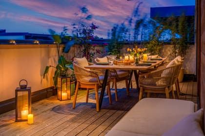 Balkong eller utsiktsbild