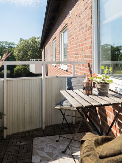 Balkong eller utsiktsbild