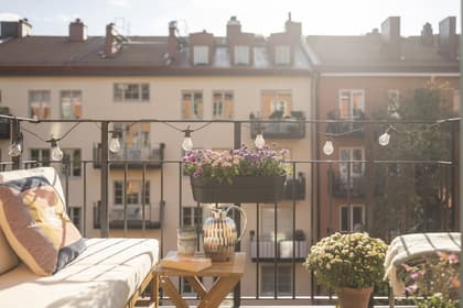 Balkong eller utsiktsbild